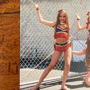 Custom Details Dancewear Red blue and gold jazz costume. Perfect condition